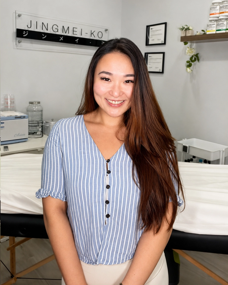 Jaime Tomiko Wong, licensed esthetician and owner of Beauty by Jingmei-ko